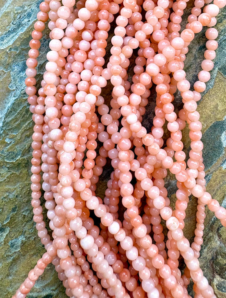 100% Natural AAA + Quality Pink Coral (Taiwan) MICRO 2mm