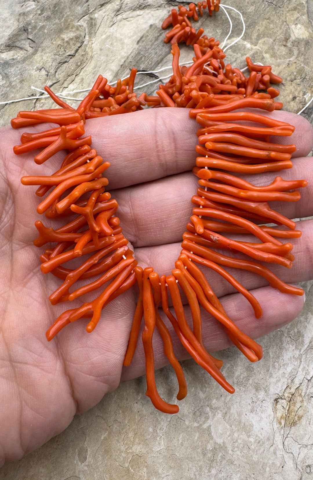 100% Natural High Quality Red Italian Sea Coral Graduated