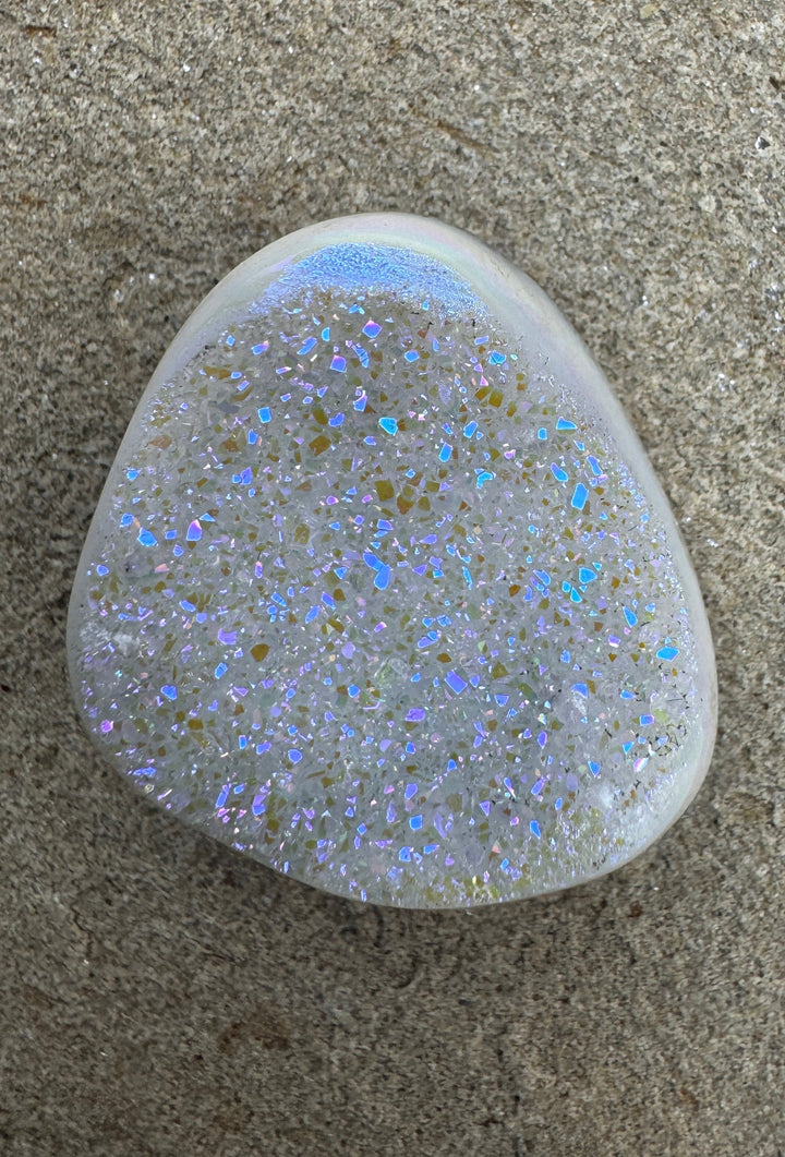 Beautiful Natural Druzy Coated with Silicone Designer