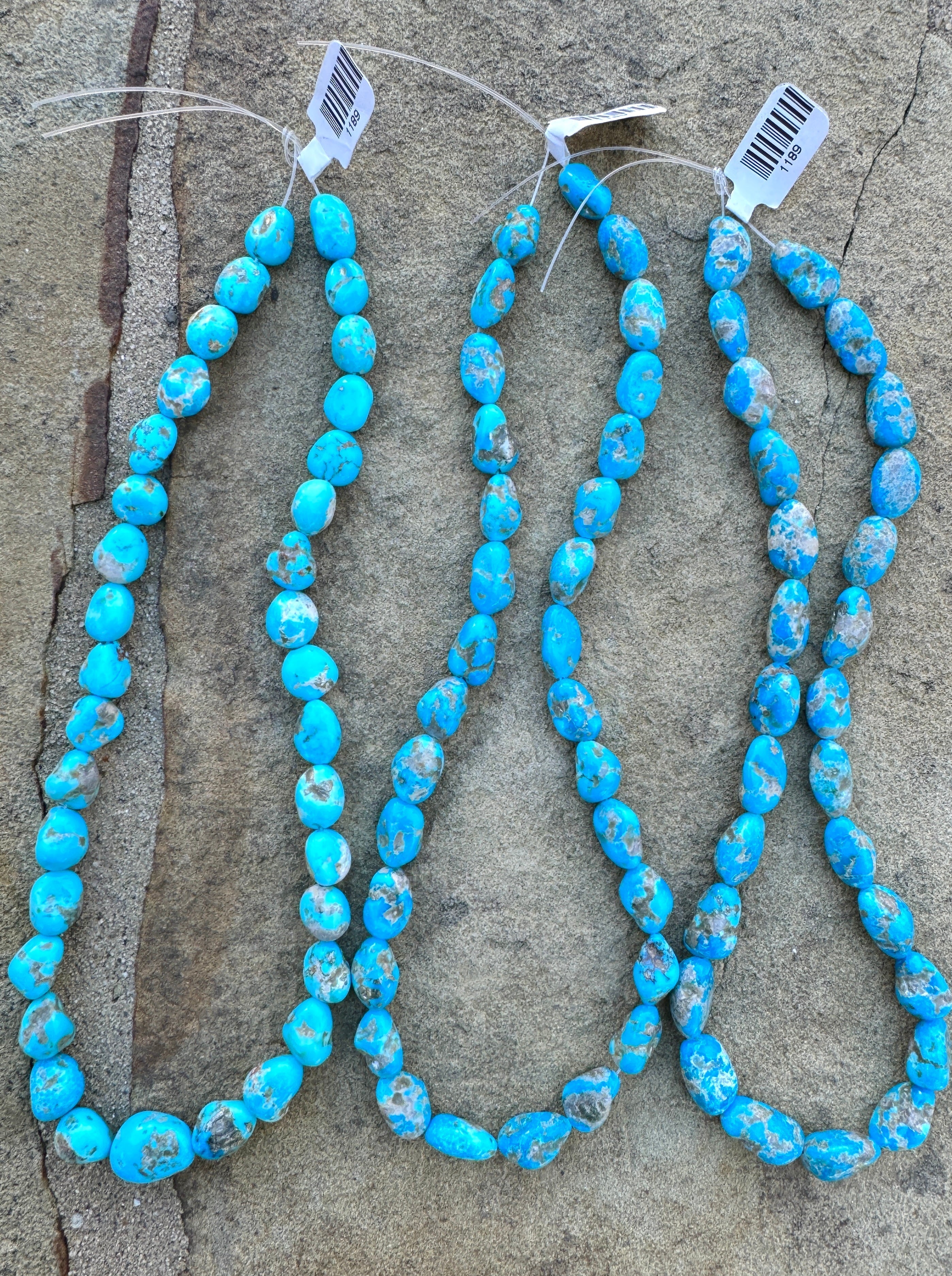 Turquoise Arizona Nuggets newest Copper Necklace & Earrings