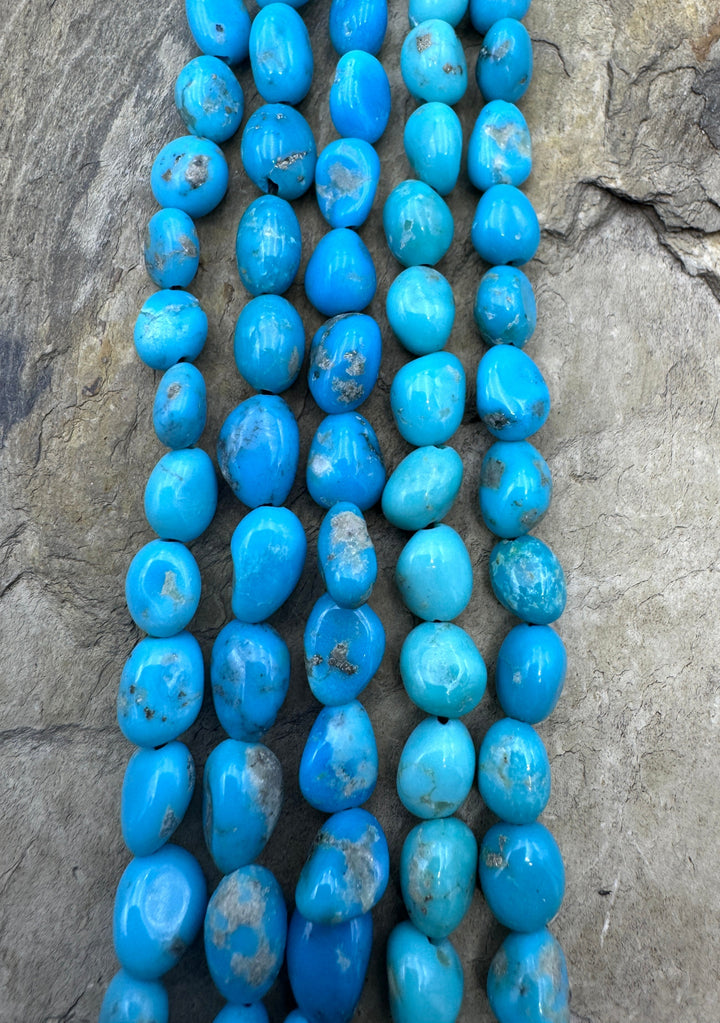 Castle Dome Turquoise (AZ) 8-10 x 6-7mm long Nuggets