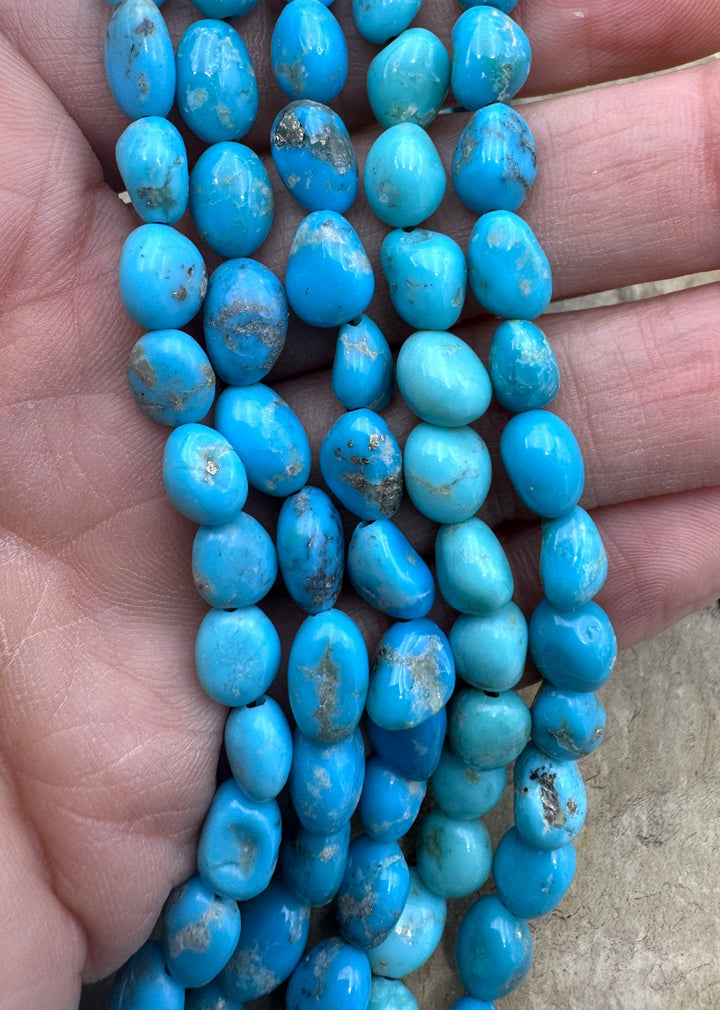 Castle Dome Turquoise (AZ) 8-10 x 6-7mm long Nuggets