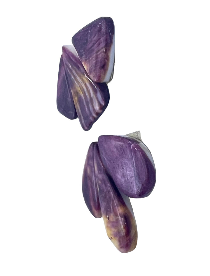 High Quality Purple Spiny Oyster 3 Piece Cabochon Set