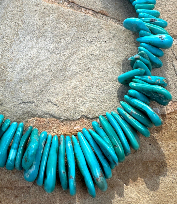 Kingman Turquoise (Arizona) BIG Chunky Graduated Flat