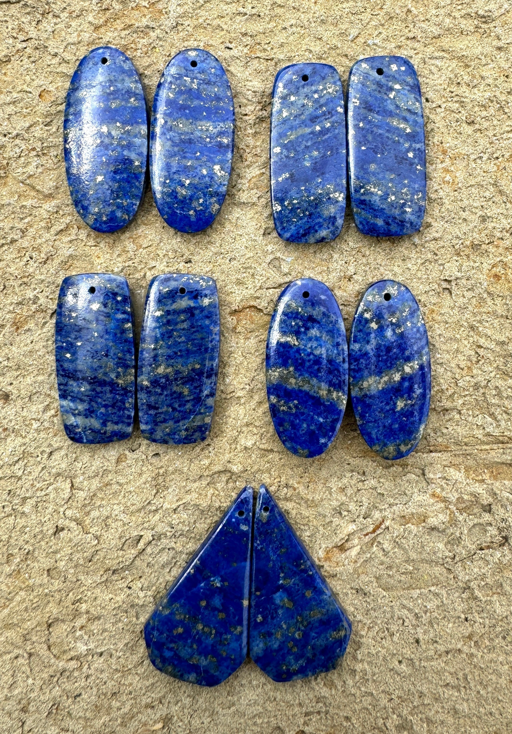 Lapis Lazuli deals Pair Stone Amazing Quality Lapis Pair For Uses Jewelry