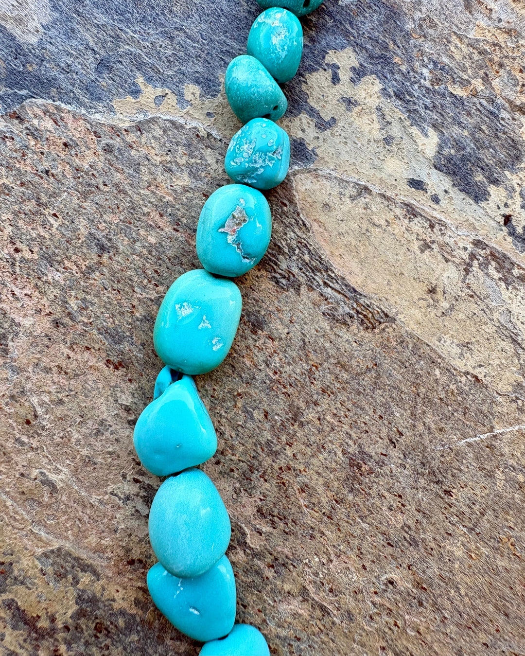 Natural Blue Sleeping Beauty Turquoise (AZ) Graduated