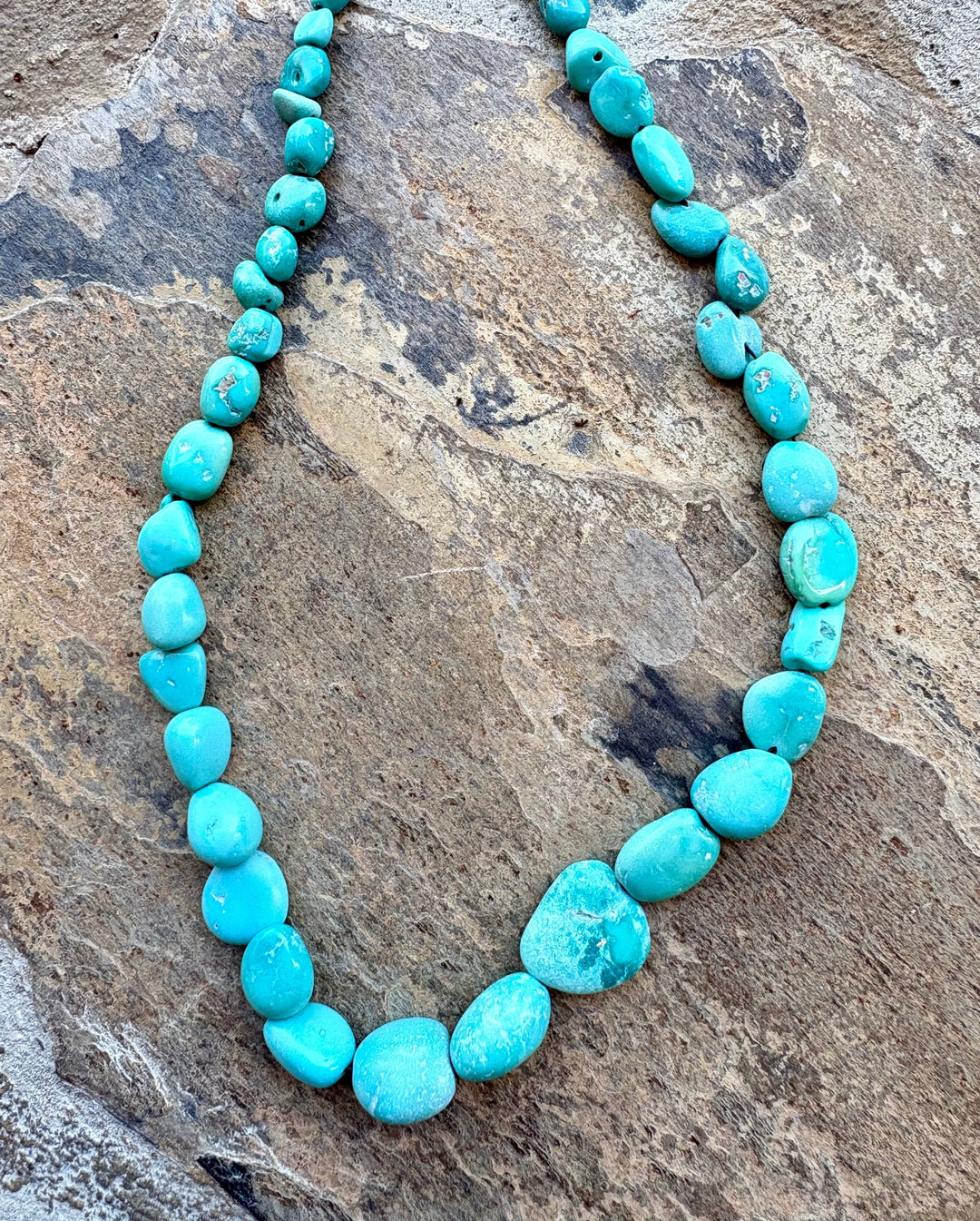 Natural Blue Sleeping Beauty Turquoise (AZ) Graduated