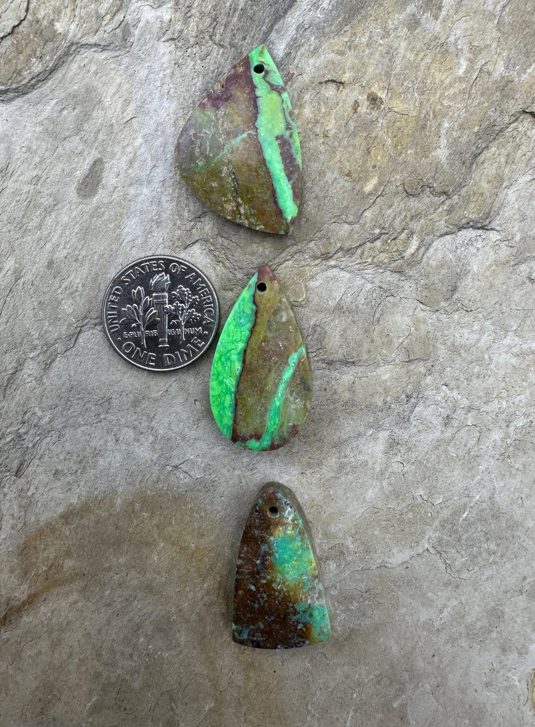 Natural Carico Lake (NV) Turquoise/Fausite Focal Pendant