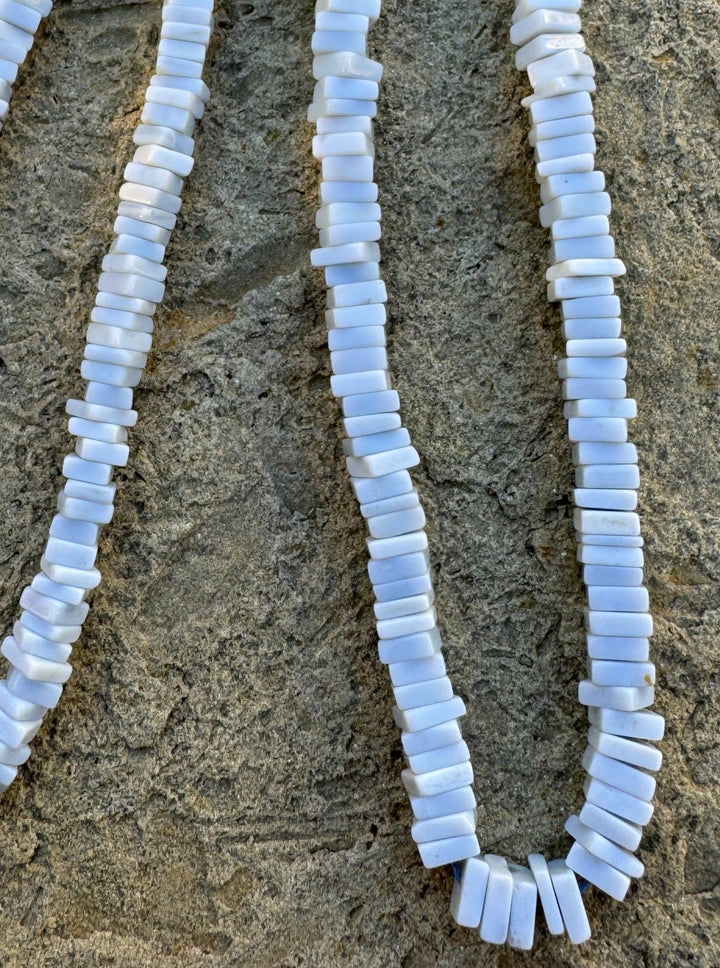 Owyhee Blue Opal (Oregon) 5-6mm Square Heishi Shaped Beads