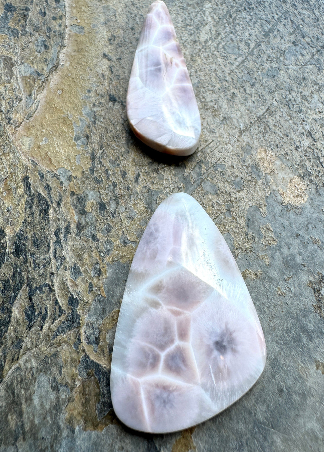 Pink Natrolite (Indonesia) Freeform Cabochon (Select