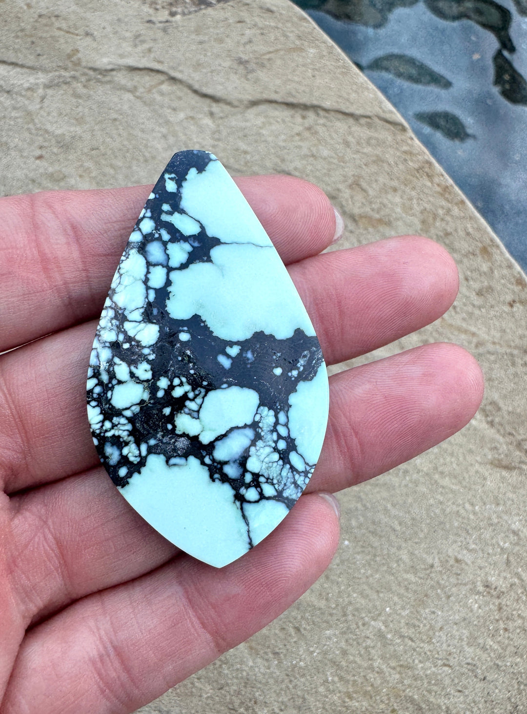 RARE AAA + Angel Wing Variscite (Nevada) Freeform Designer