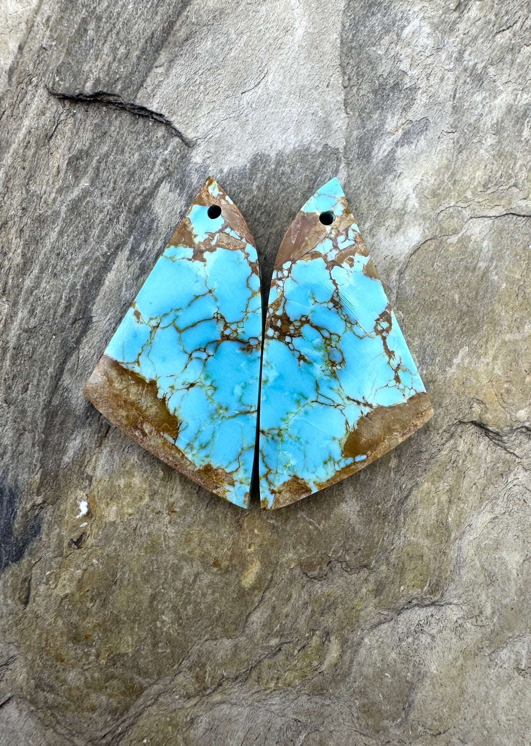 RARE AAA + Number 8 Turquoise (Nevada) Matching Earring