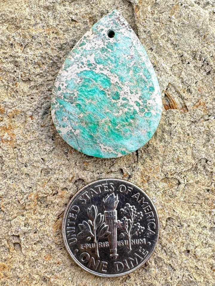 RARE Kingman Hardy Estate Turquoise (Nevada) Focal Bead