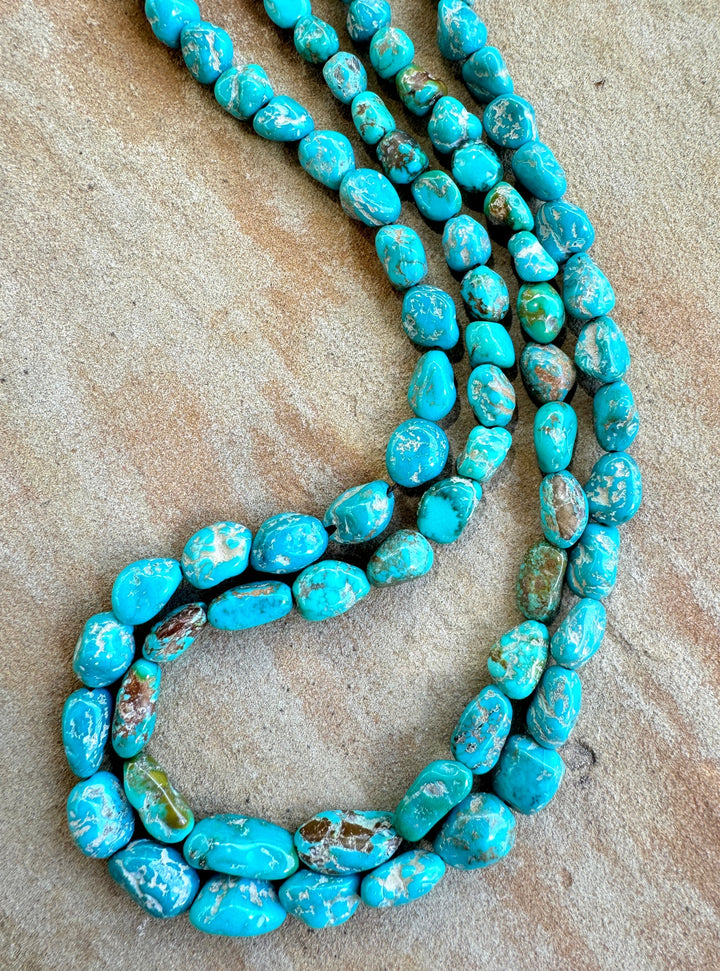 Sierra Nevada Turquoise (Nevada) Graduated Nugget Strand