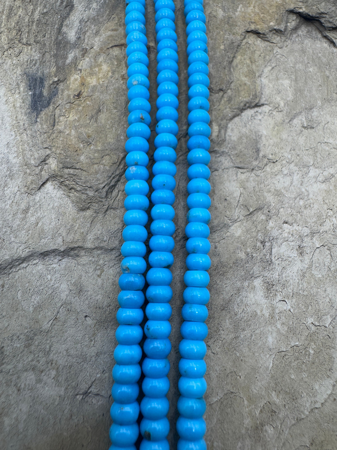 Sleeping Beauty Turquoise (AZ) 2x4mm Rondelle Beads 6 inch