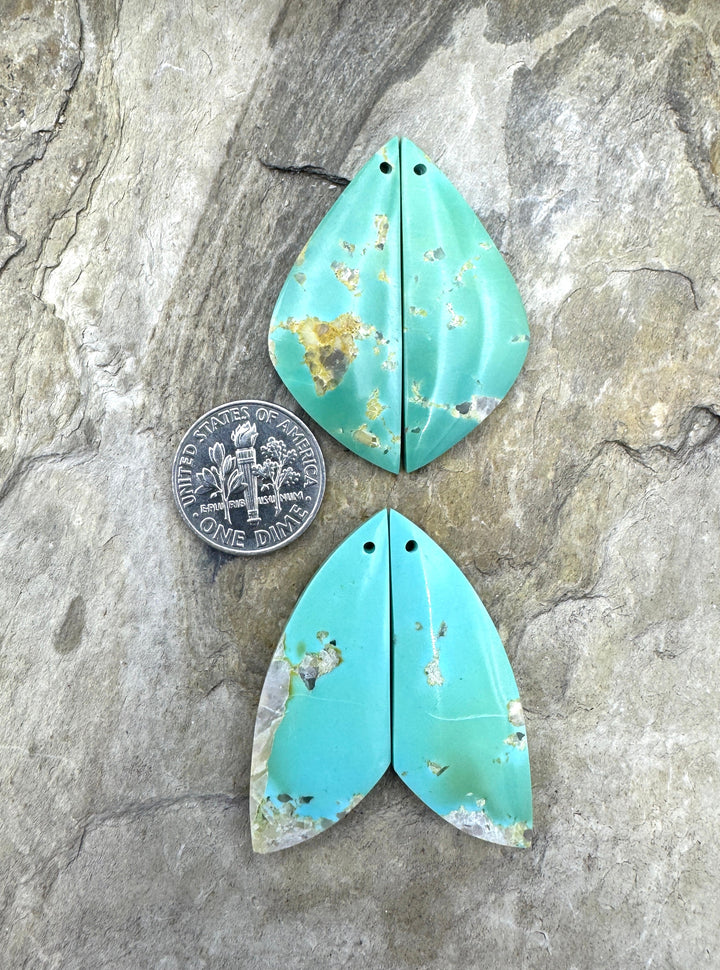 Turquoise Mountain Turquoise (Arizona) Large Earring Slab